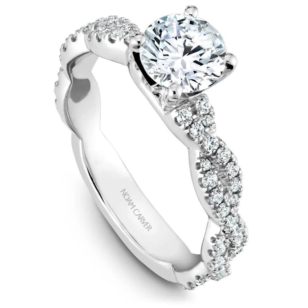 Noam Carver Engagement Ring - B166-01WS-100A