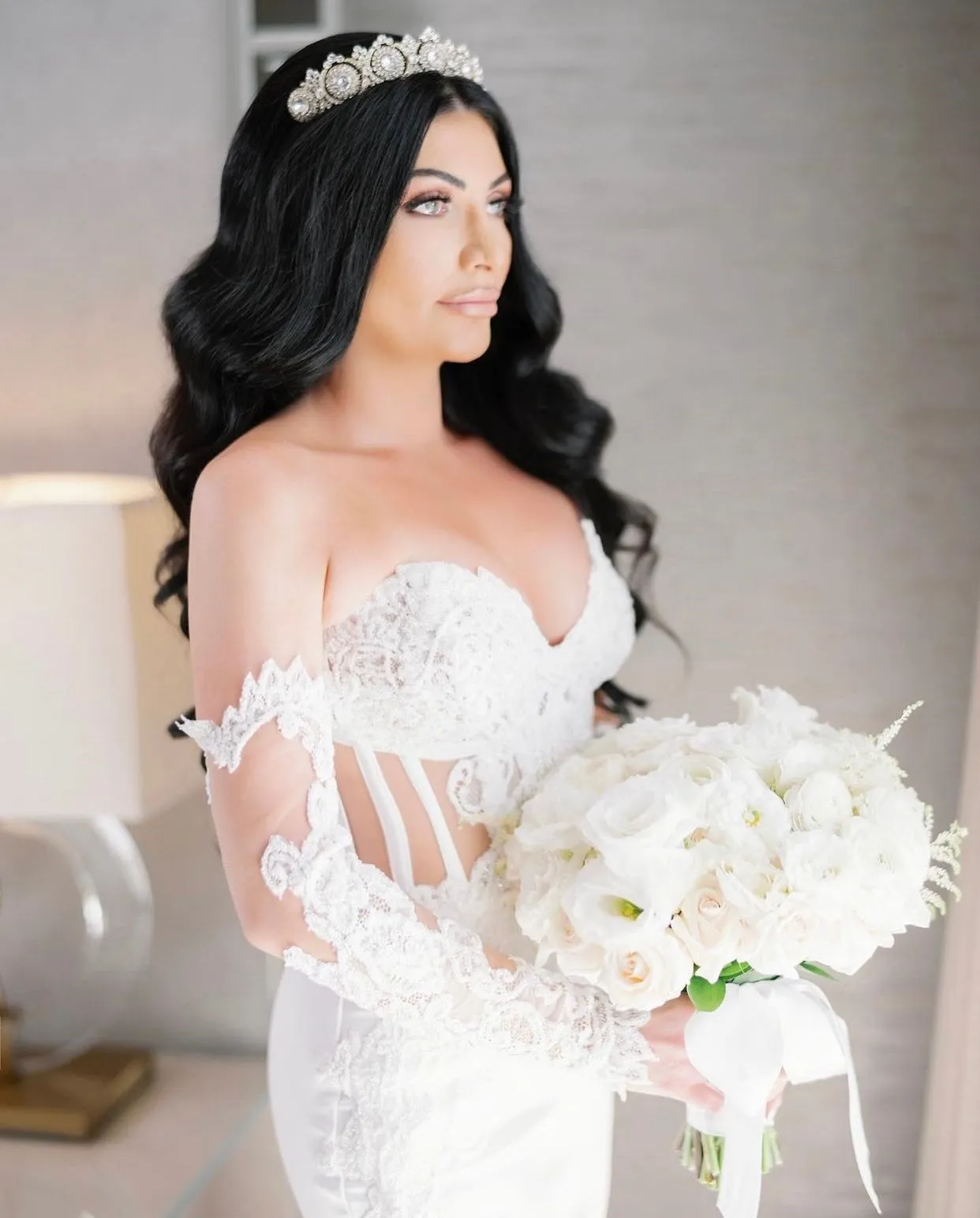 NOBLESSE Swarovski Crystal Wedding Tiara