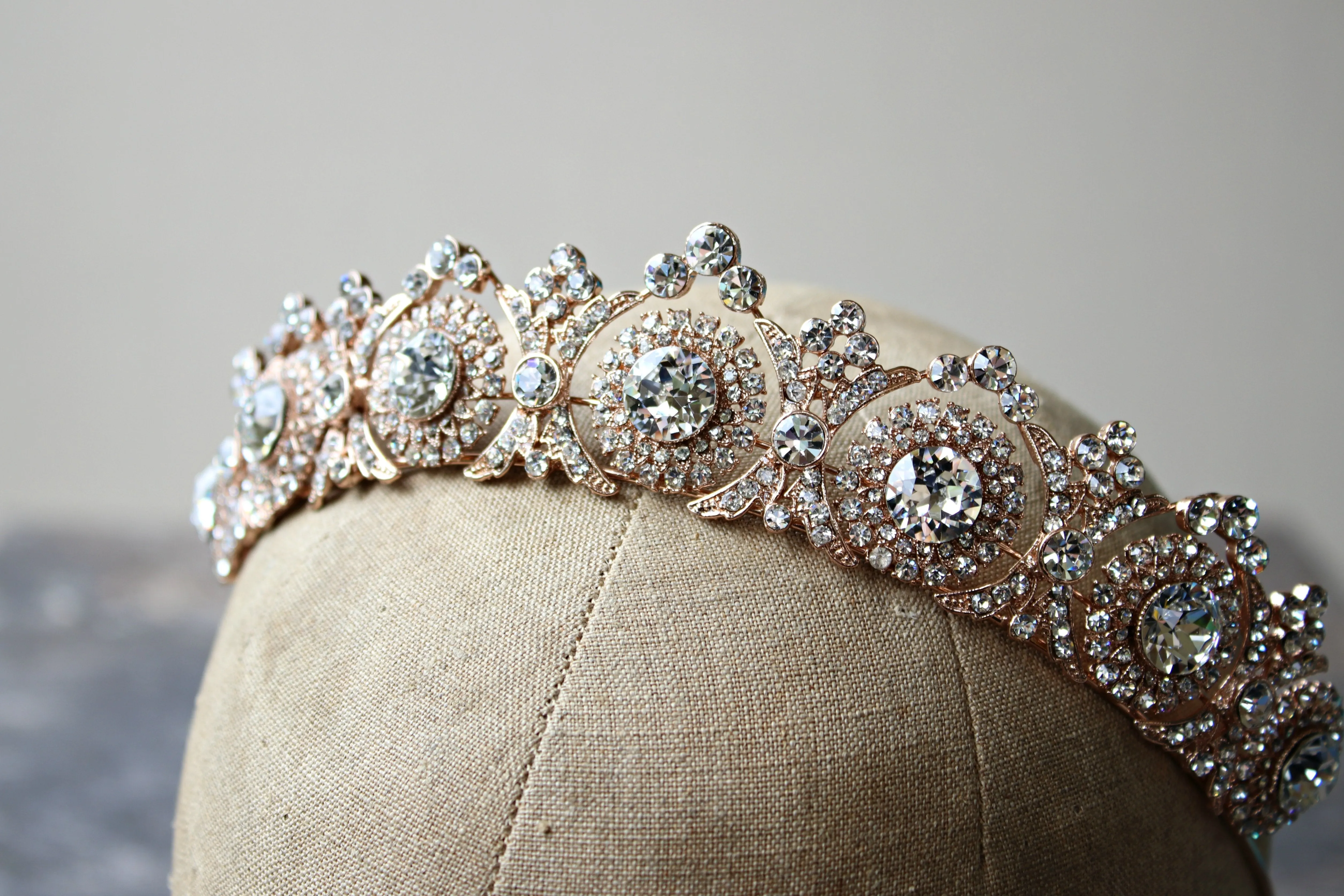 NOBLESSE Swarovski Crystal Wedding Tiara