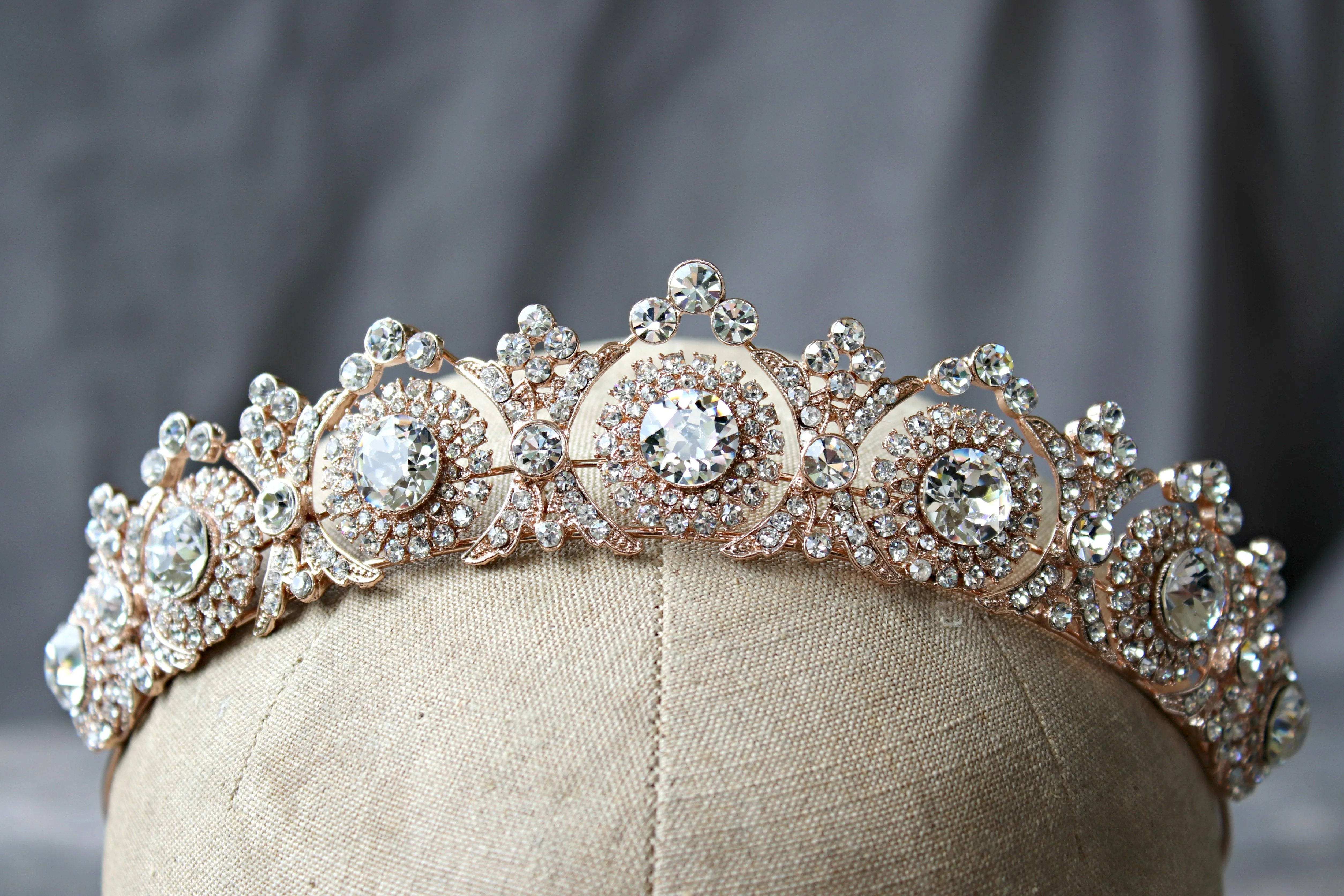 NOBLESSE Swarovski Crystal Wedding Tiara
