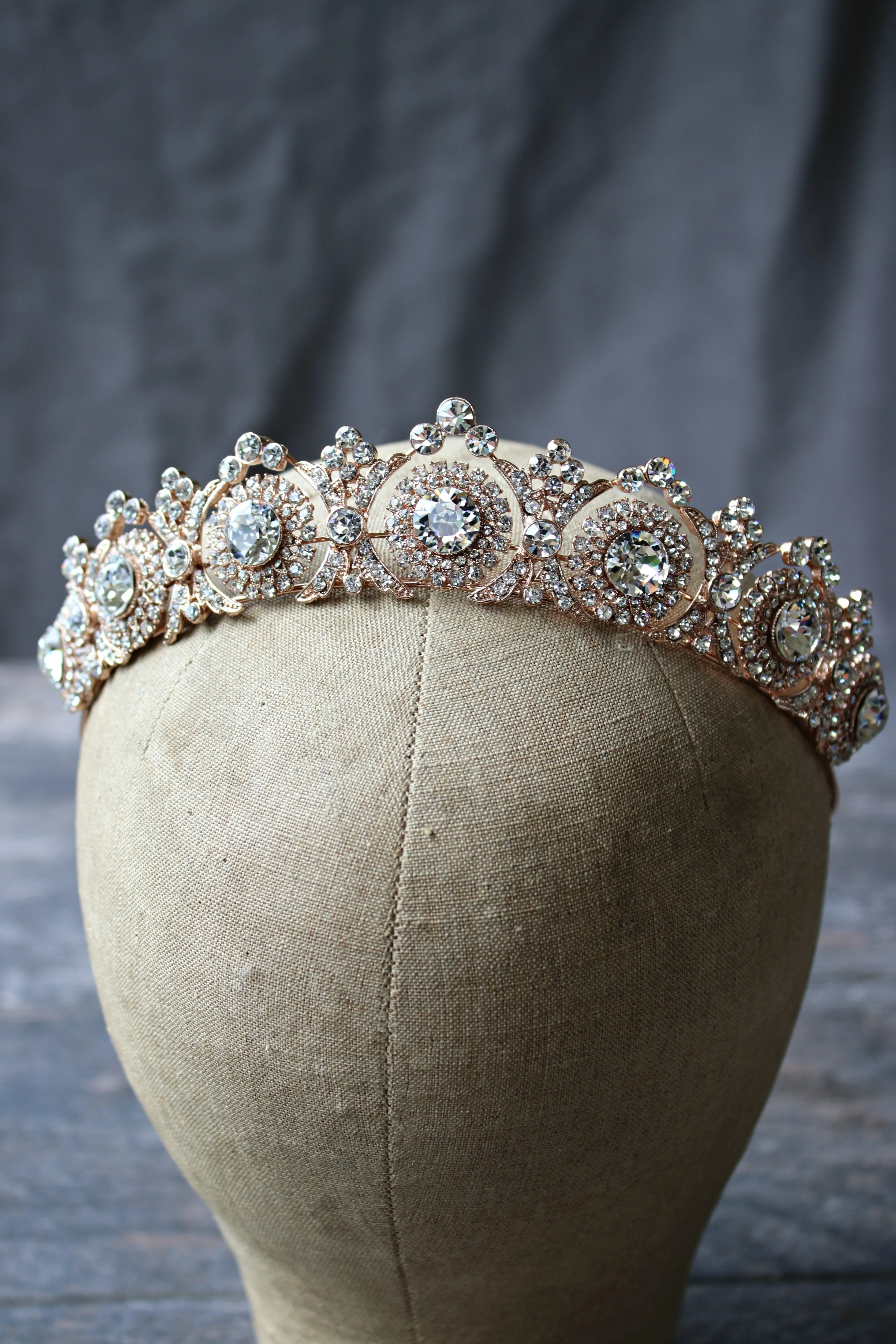 NOBLESSE Swarovski Crystal Wedding Tiara