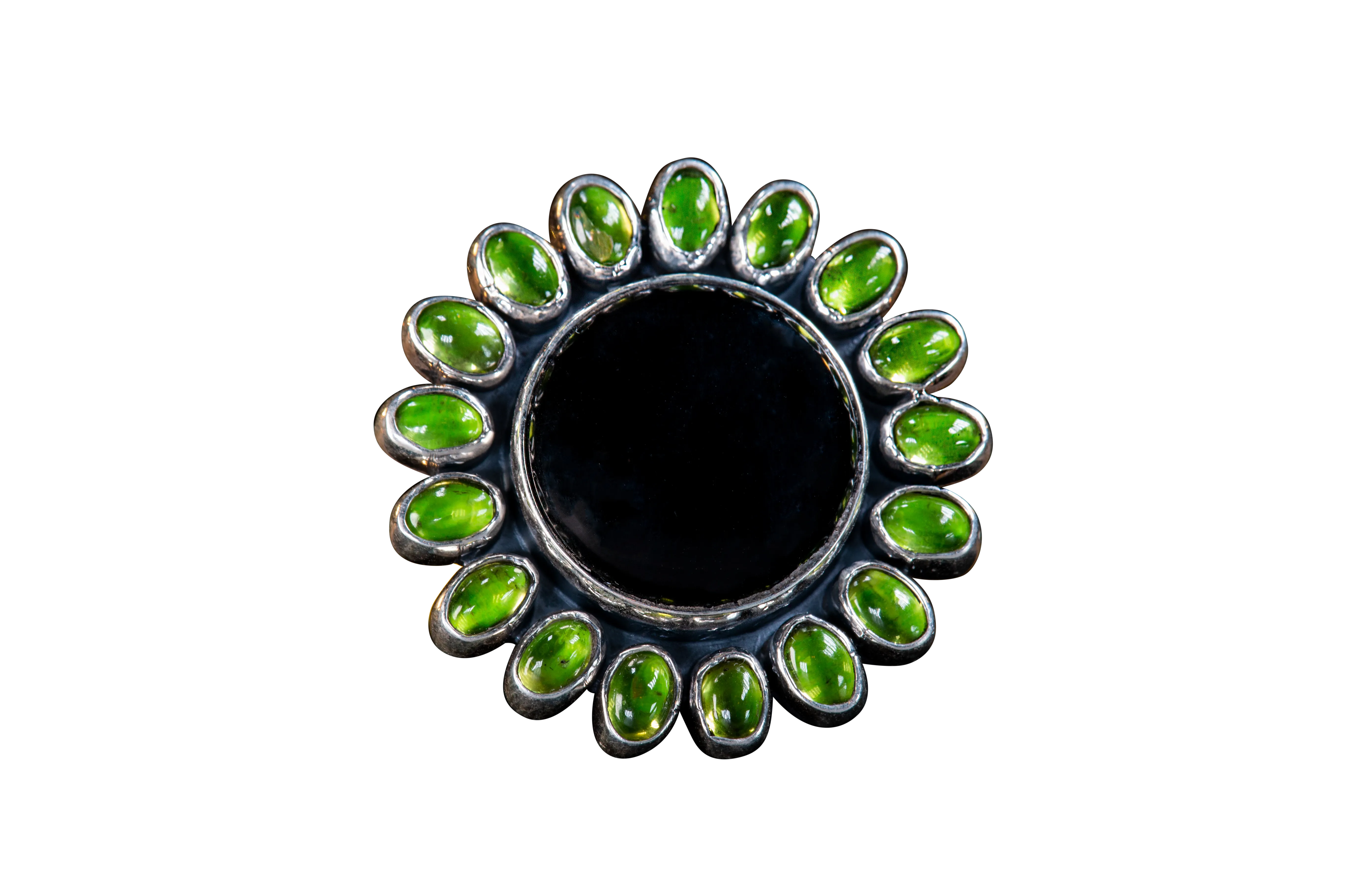 Onyx & Peridot Ring | Federico Jimenez