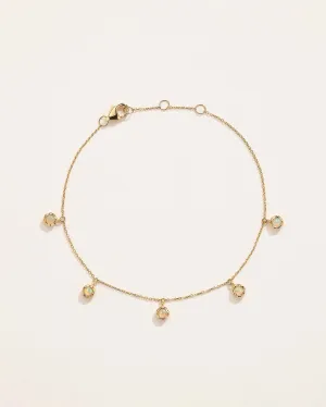 Opal Station Droplet Bracelet