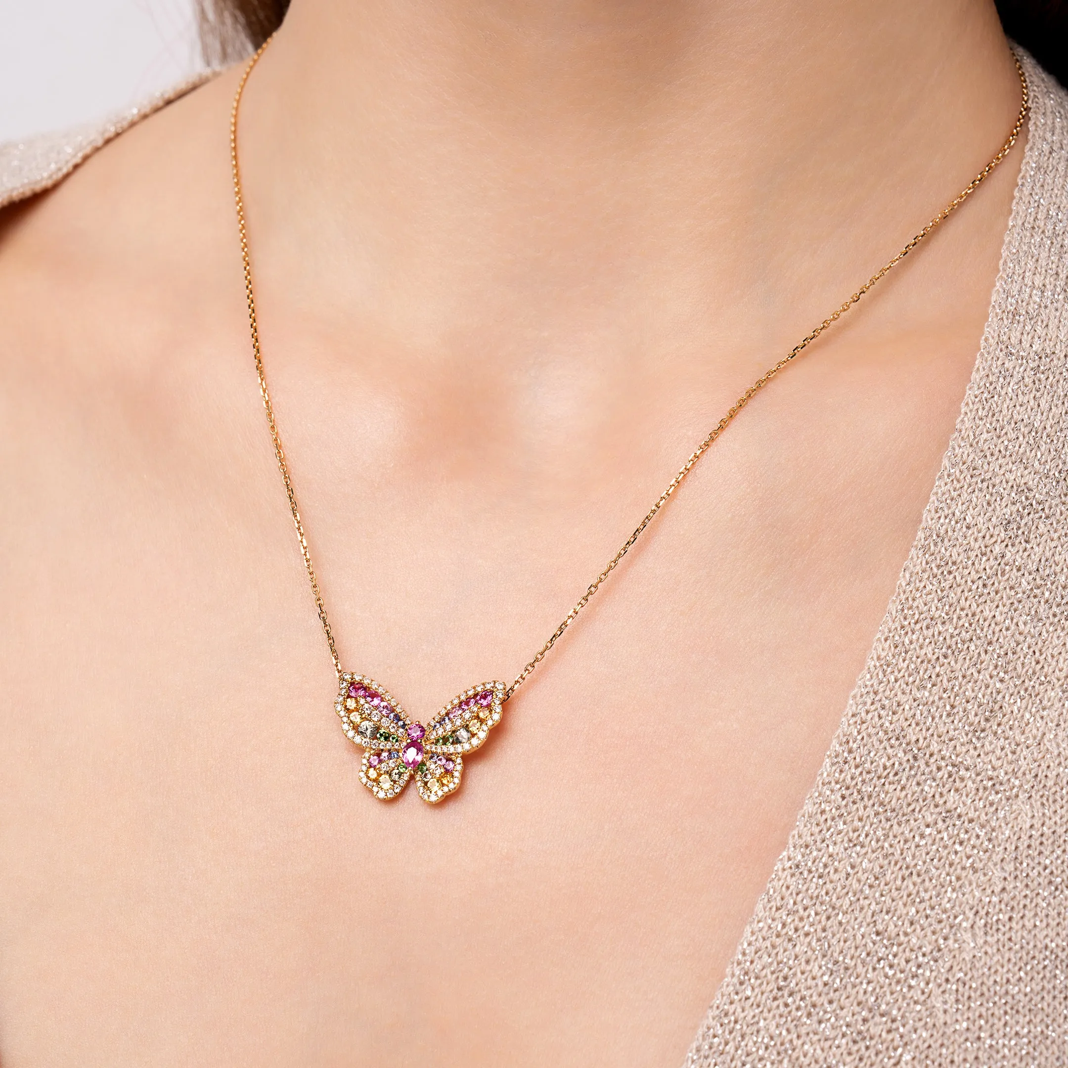 Papillon Butterfly Necklace