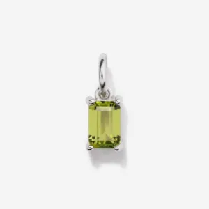 Peridot Silver Charm