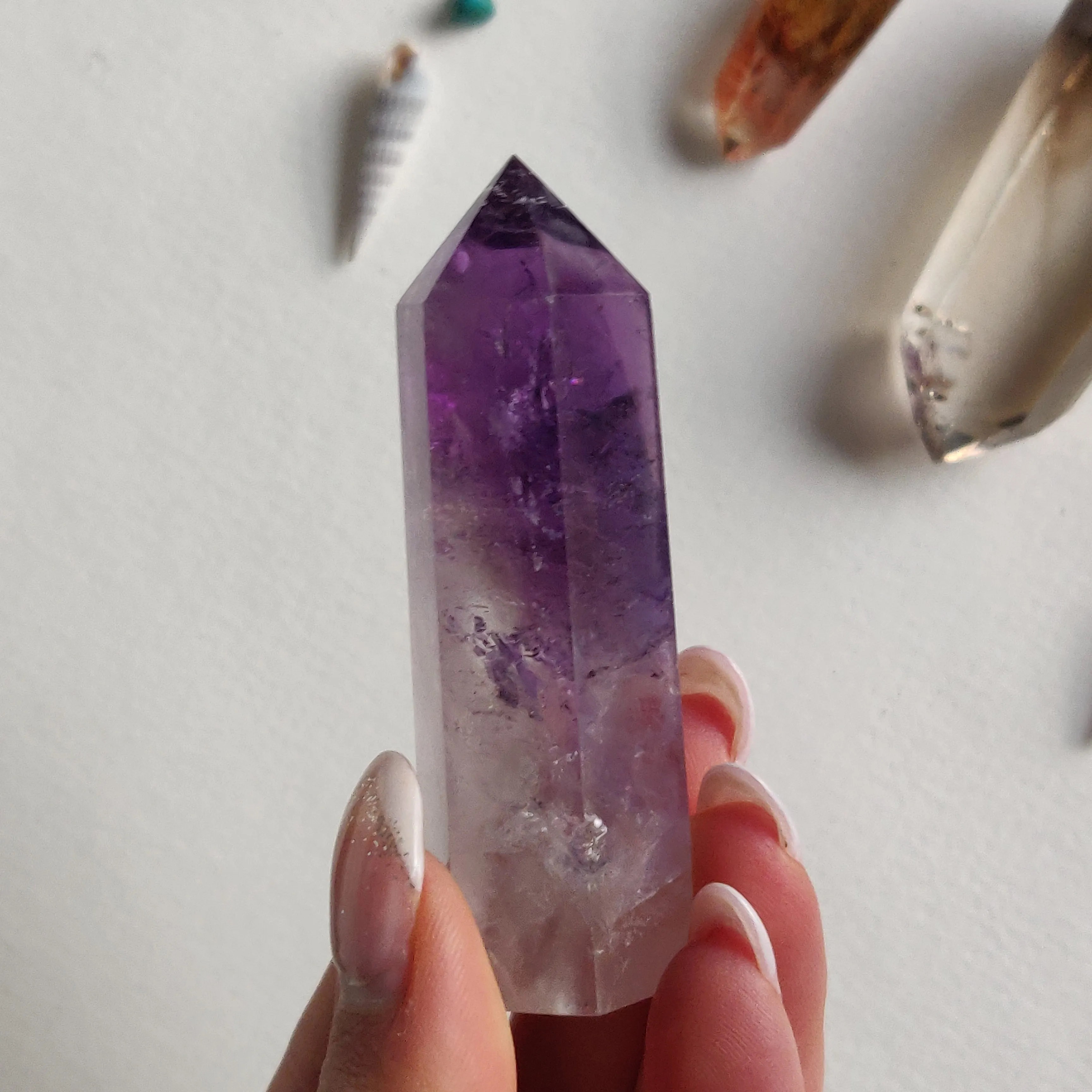 Polished Amethyst Point (#9)