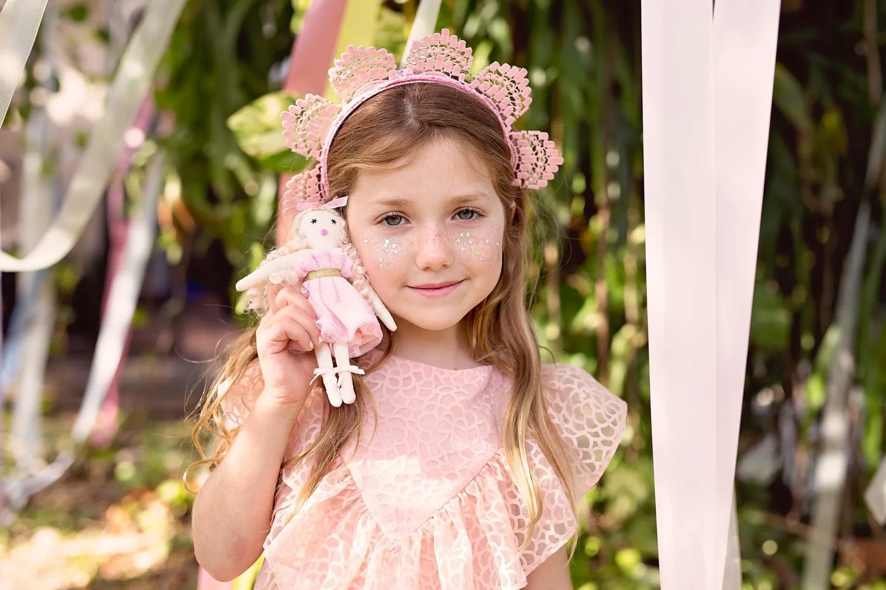 Rising Princess Headband - Hot Pink