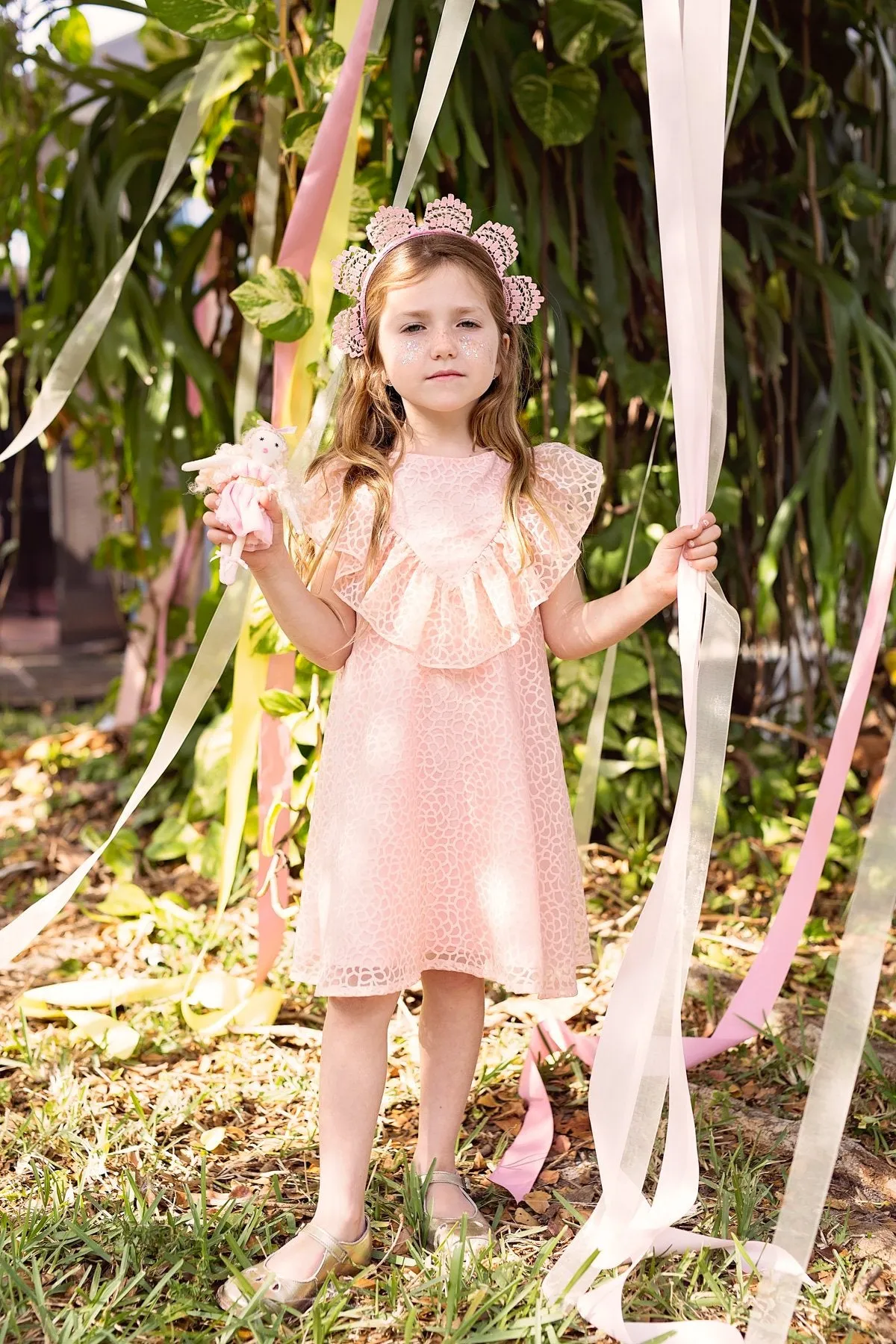 Rising Princess Headband - Hot Pink