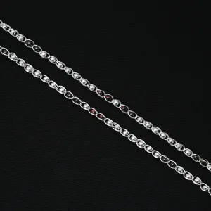Silver Charming Kneaded Treasure Anklet