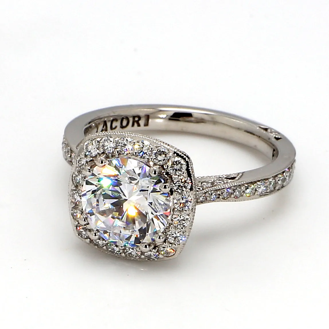Simply TACORI RoyalT Halo Engagement Ring