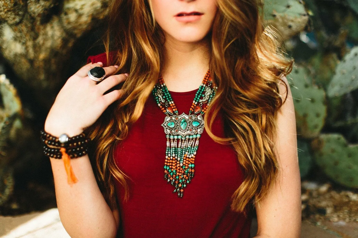 Three Jewels Necklace