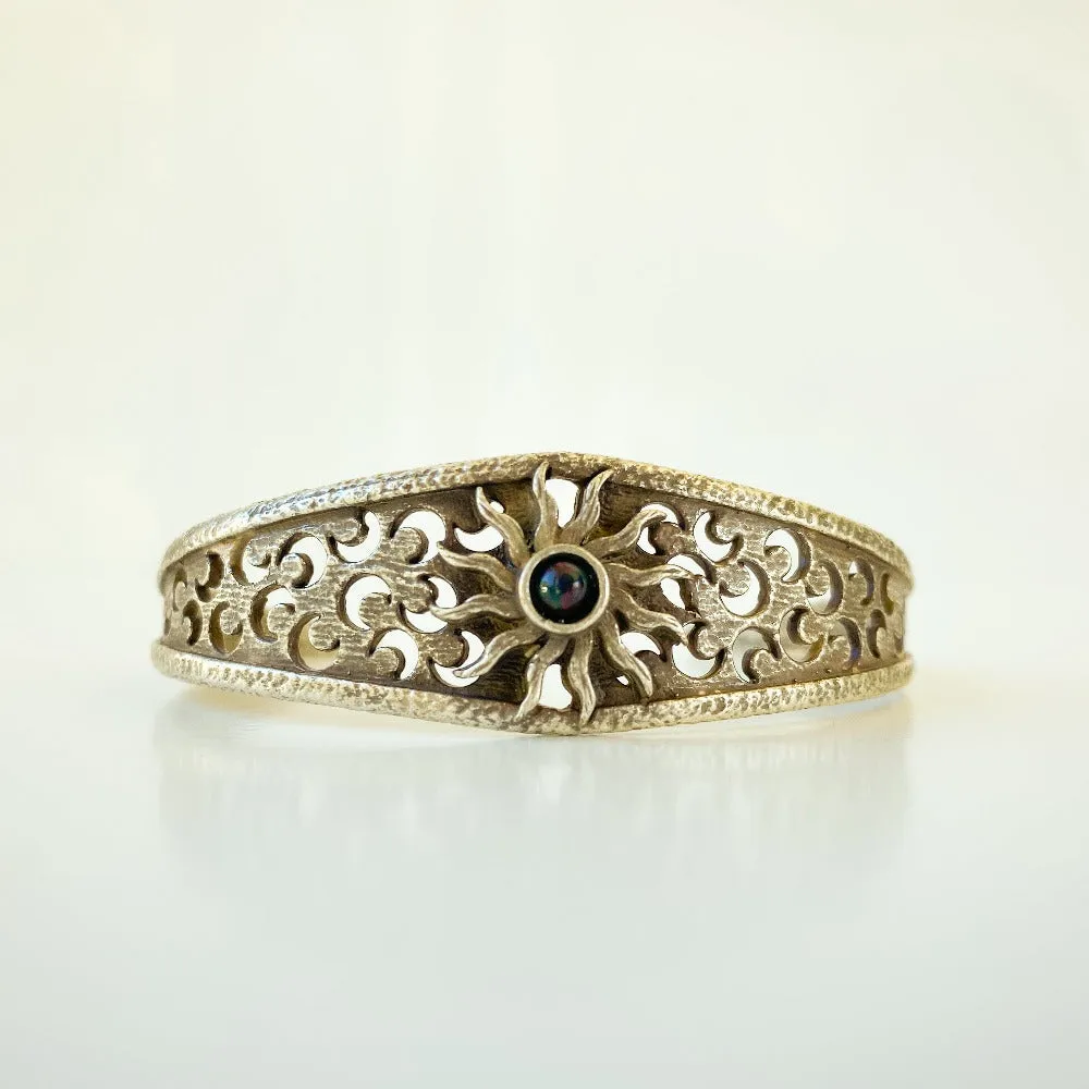 Total Solar Eclipse Adjustable Cuff Bracelet