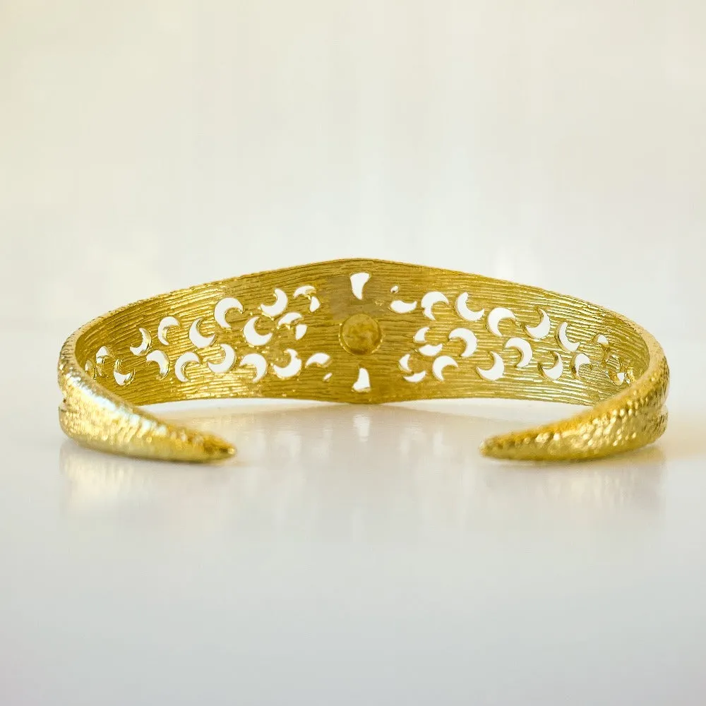 Total Solar Eclipse Adjustable Cuff Bracelet
