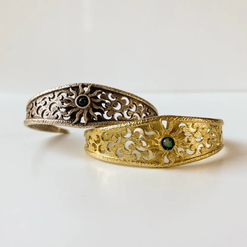 Total Solar Eclipse Adjustable Cuff Bracelet