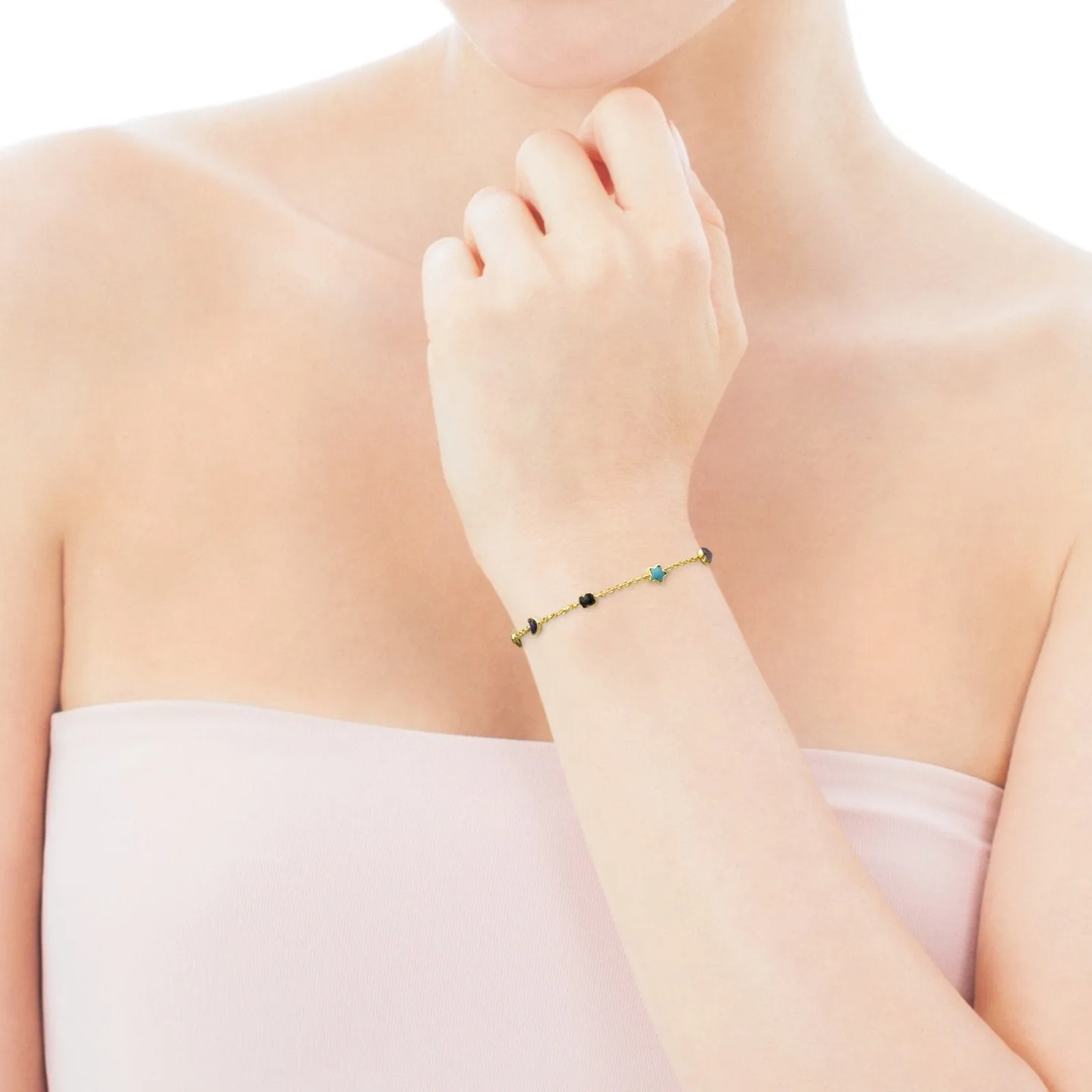 Tous Glory Bracelet in Gold Vermeil with Gemstones 918591520