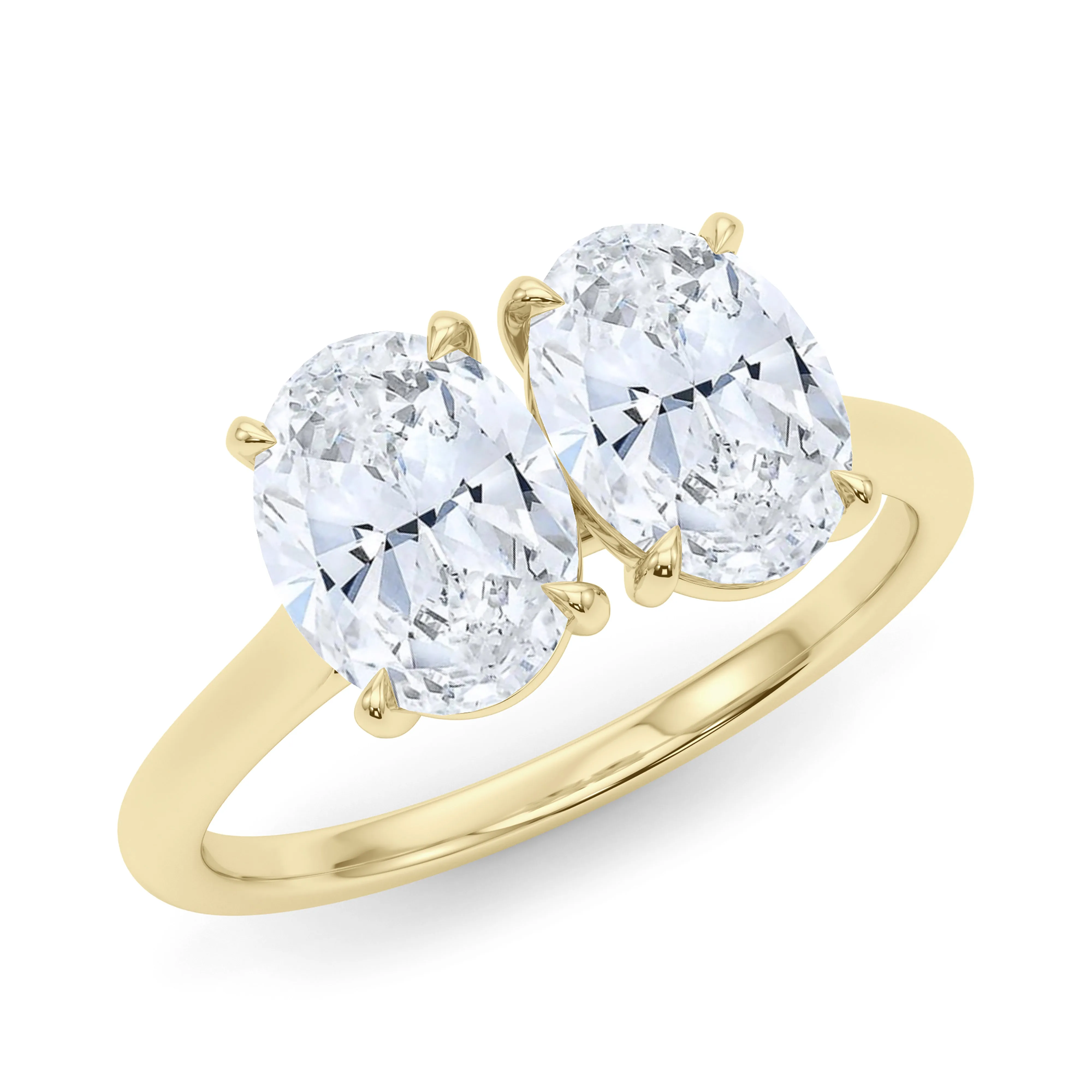 Twin Oval Diamond Ring