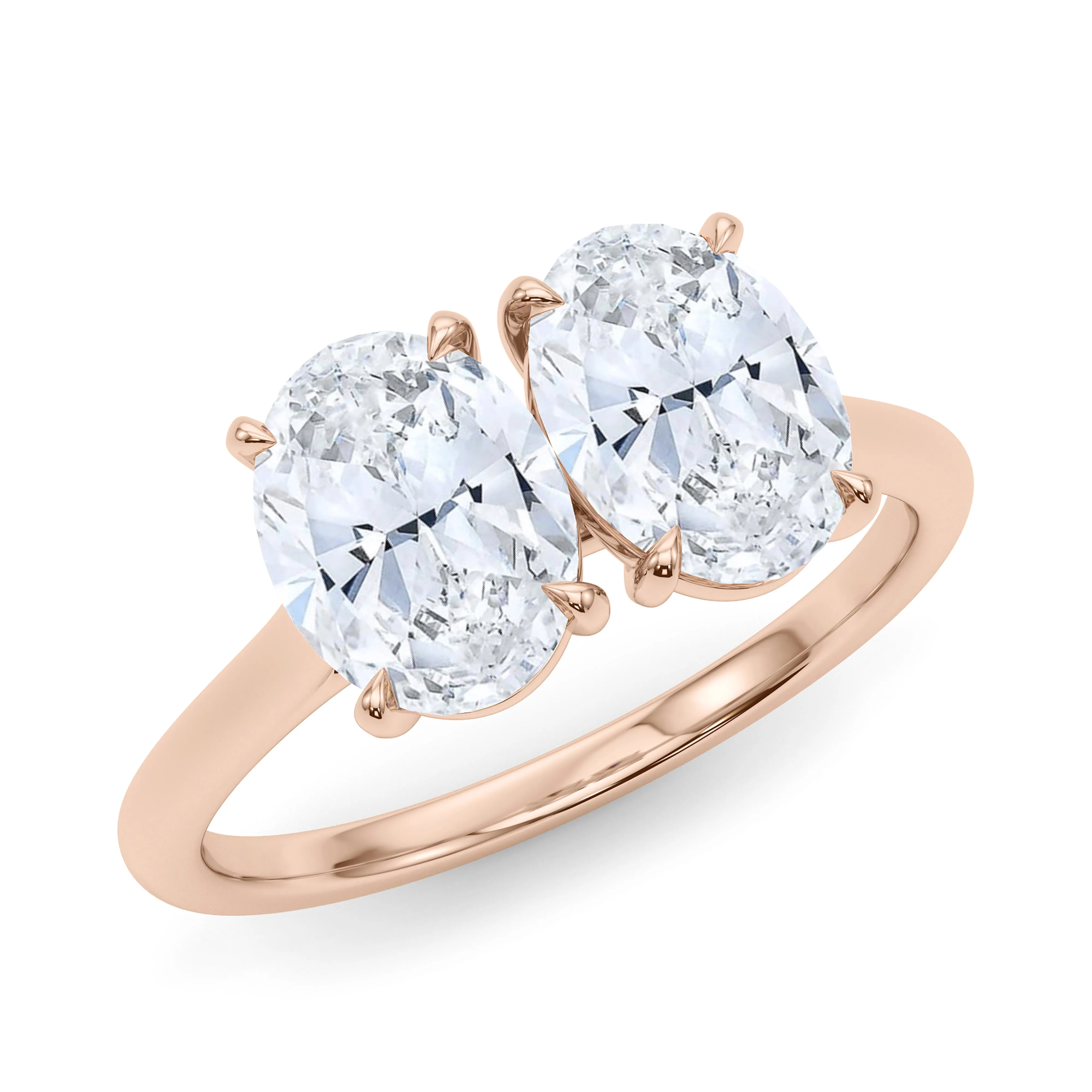 Twin Oval Diamond Ring
