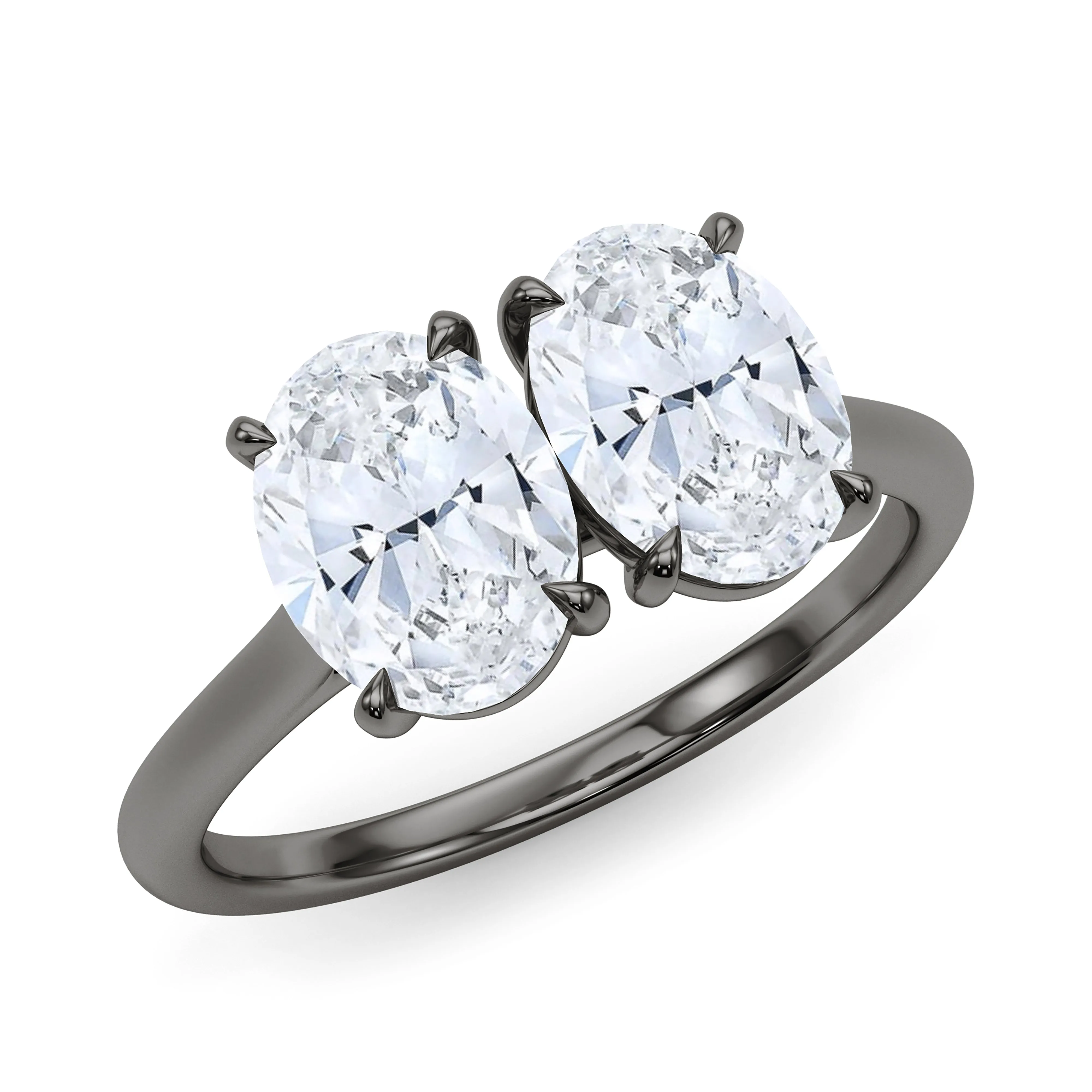 Twin Oval Diamond Ring