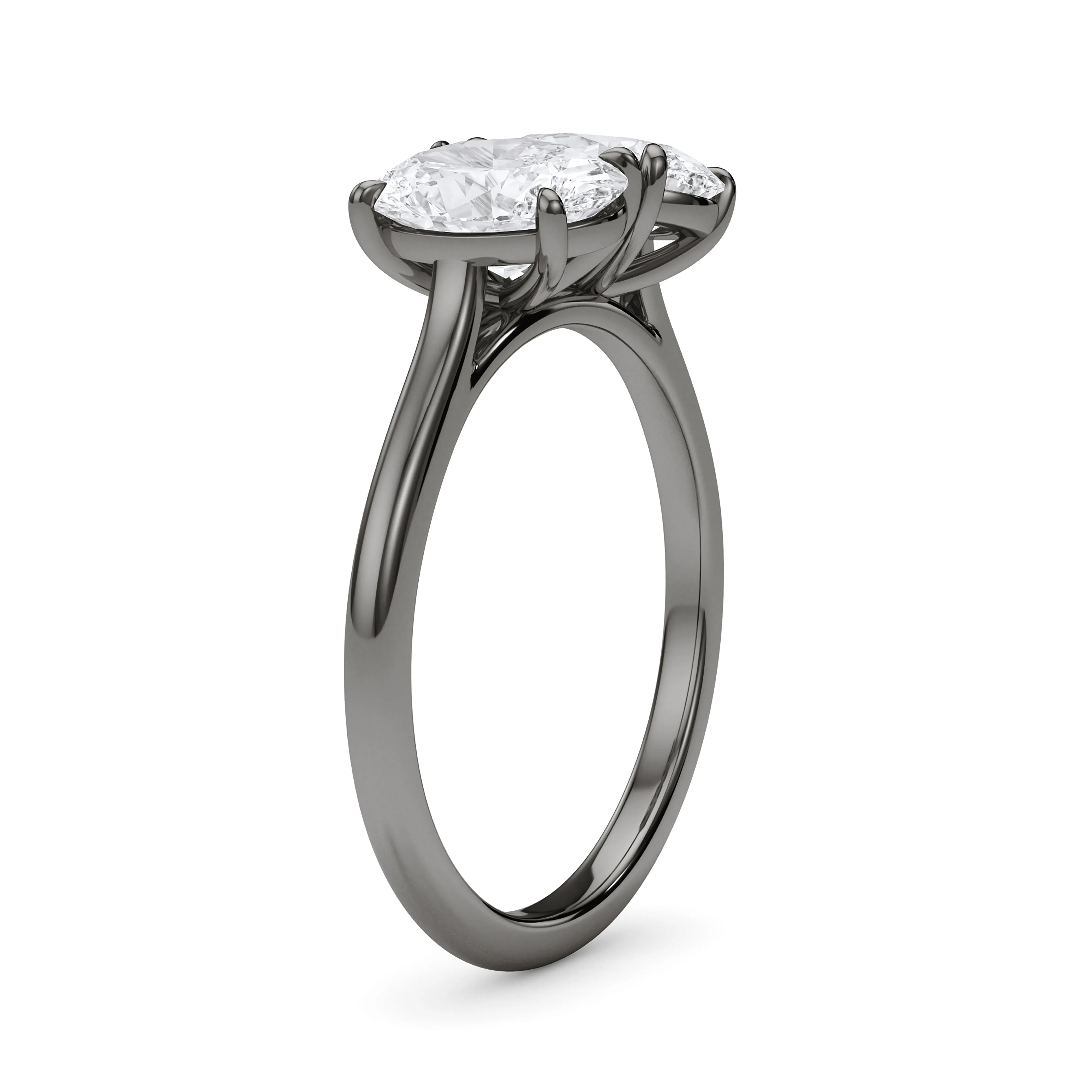 Twin Oval Diamond Ring