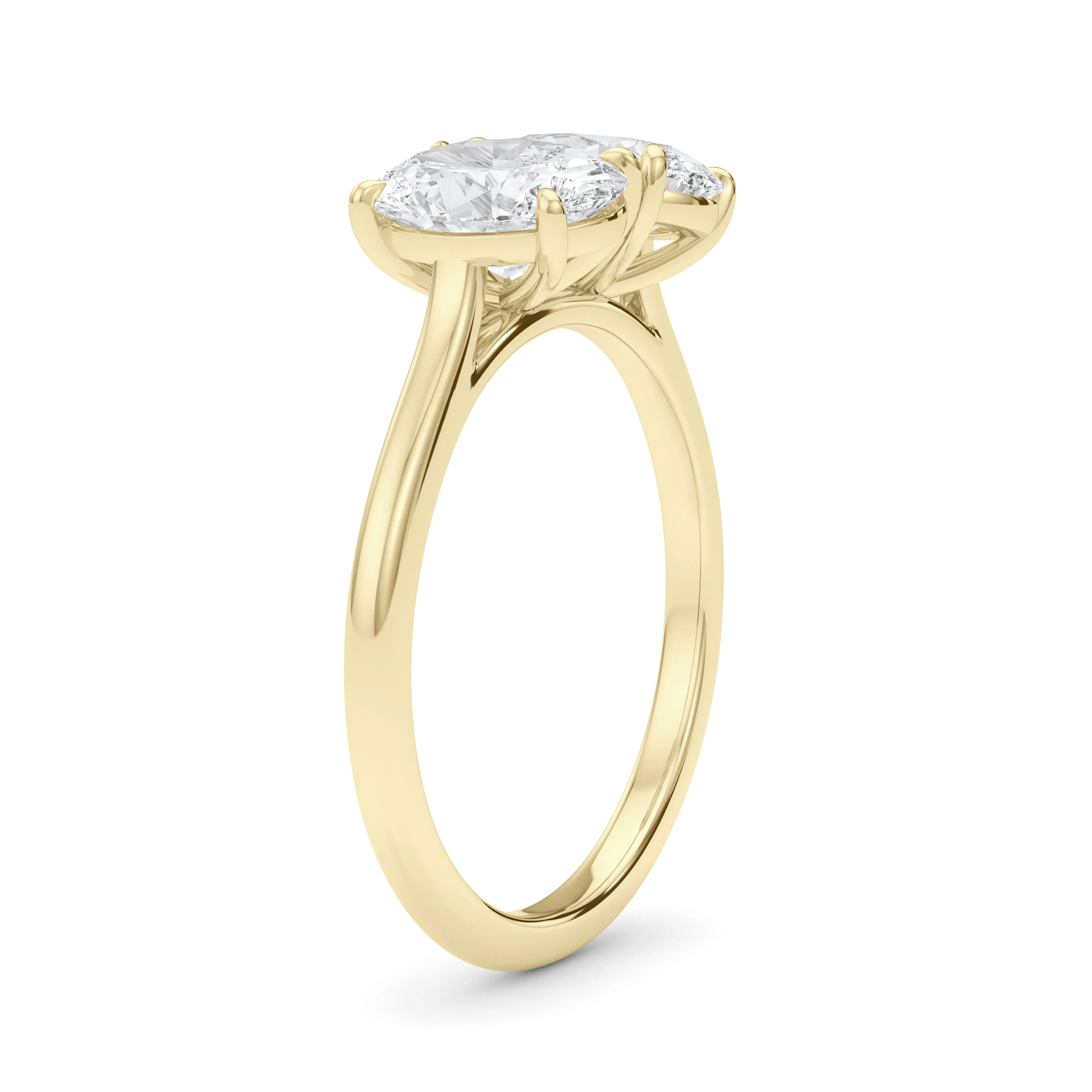 Twin Oval Diamond Ring
