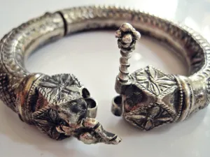 Vintage Silver Yemeni Anklet or Foot Bracelet