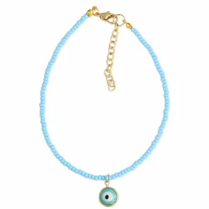 Watchful Blue Eye Anklet