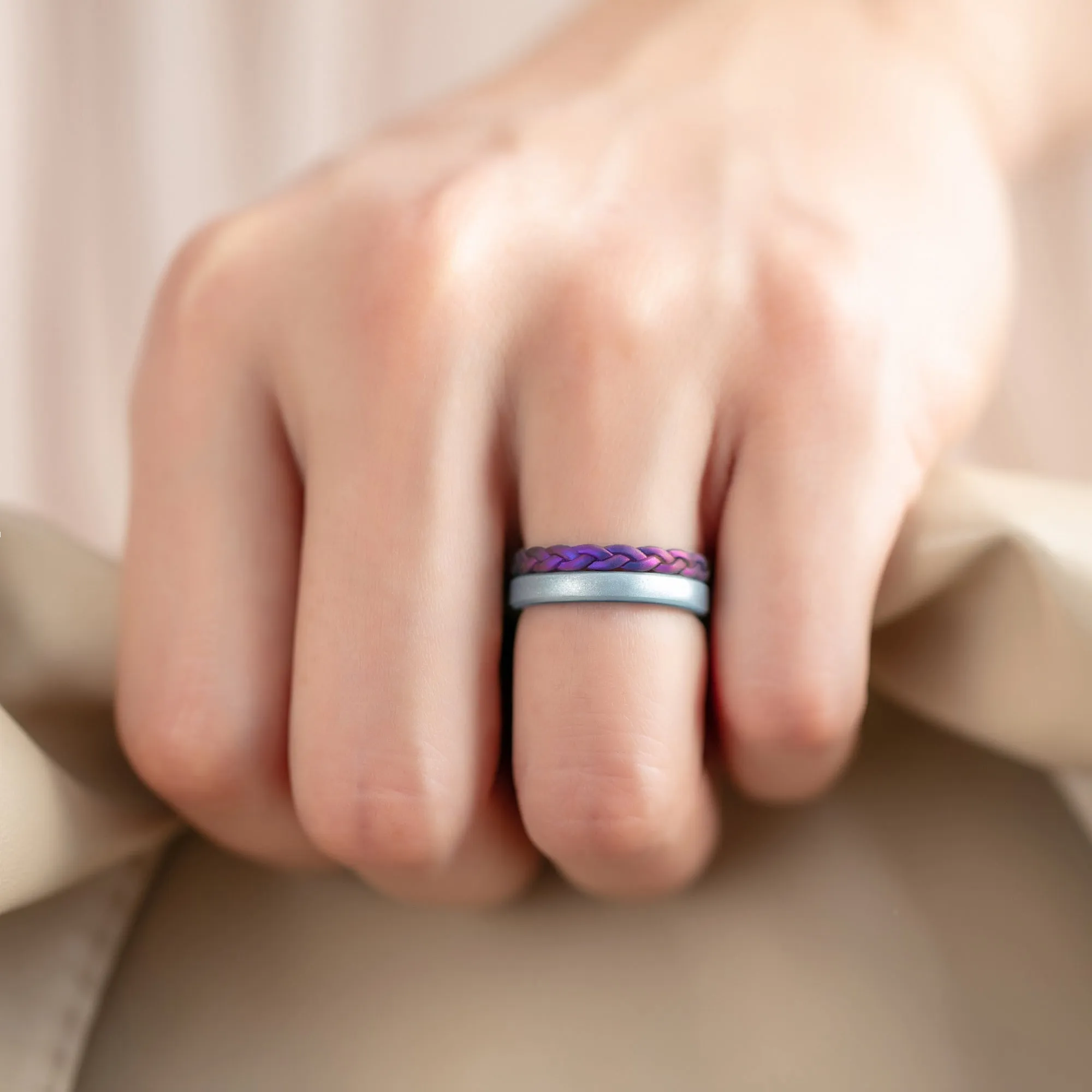 Women's Stackable Harmony - Silicone Ring