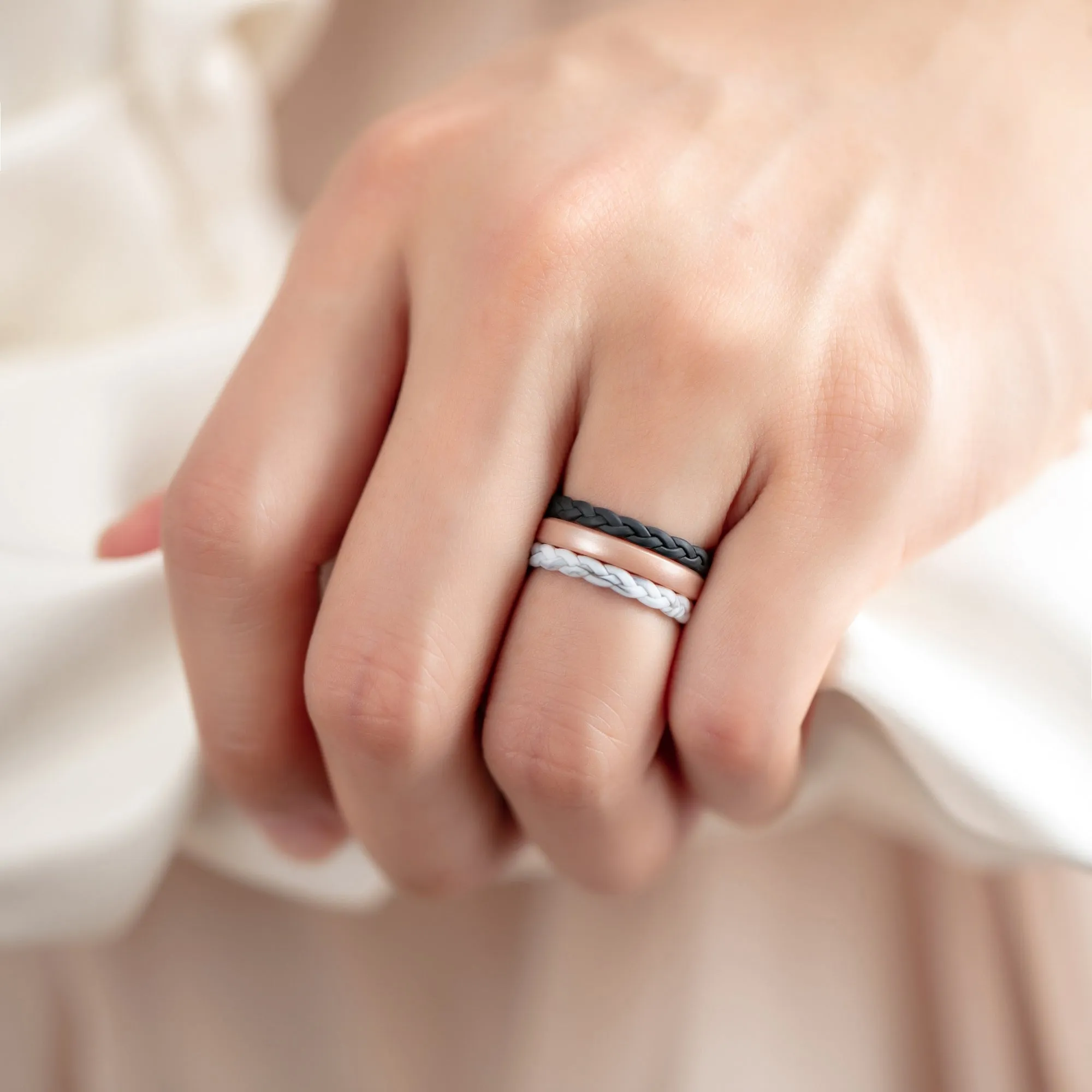 Women's Stackable Harmony - Silicone Ring