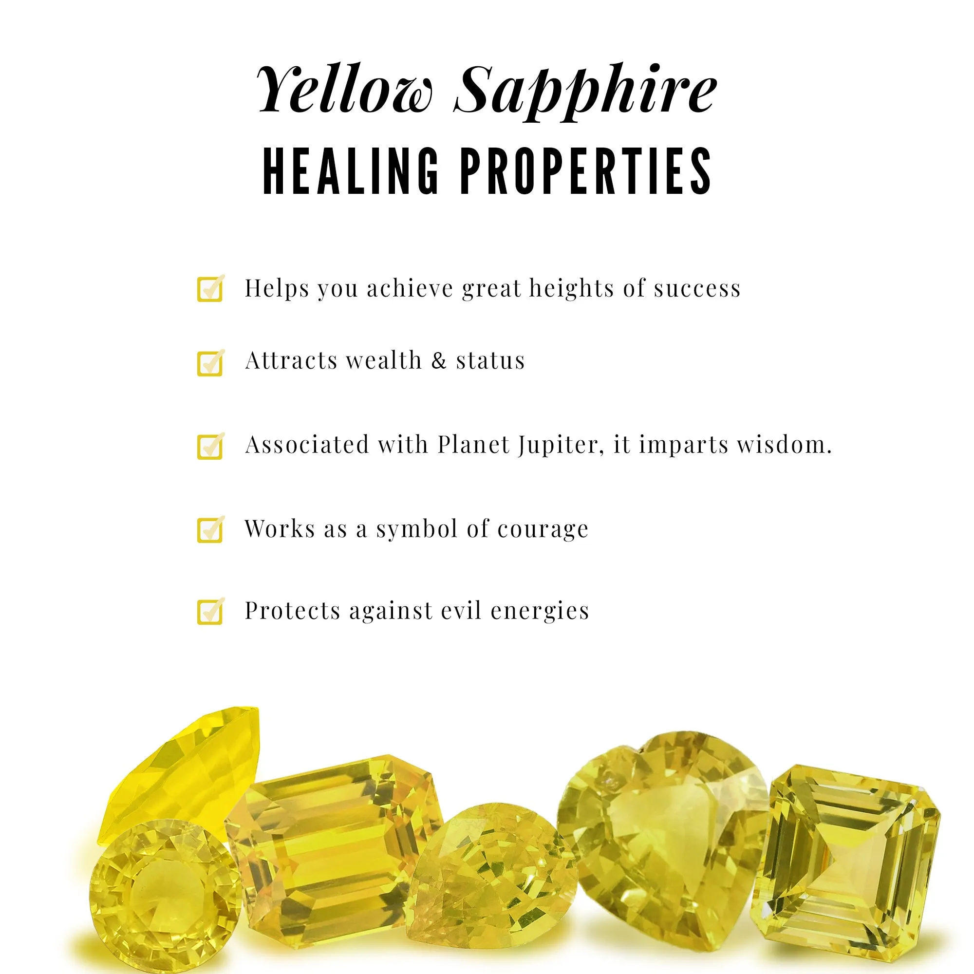Yellow Sapphire and Diamond Unique Engagement Ring